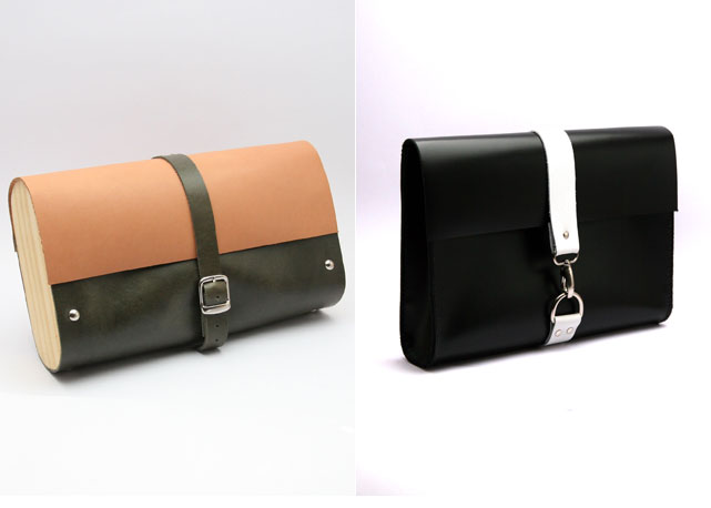 À esquerda o modelo bolsa Roma (R$ 193) e à direita o modelo Vulcano preta (R$ 250) - Foto: divulgação
