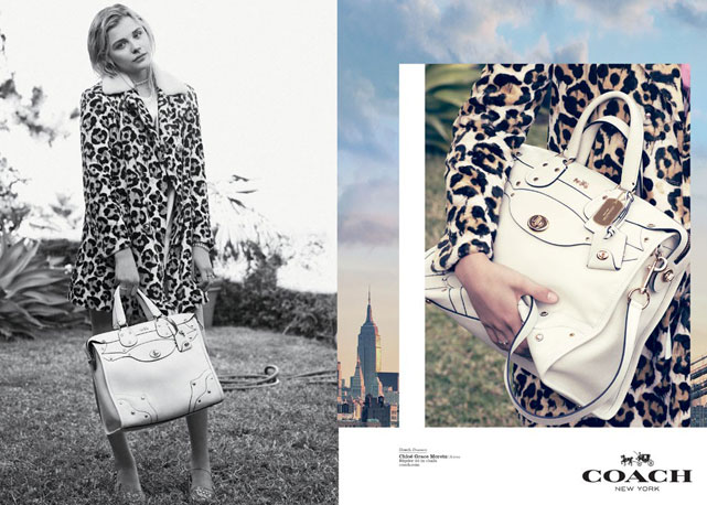 Clhoë na campanha de verão 2015 da Coach - Foto: reprodução