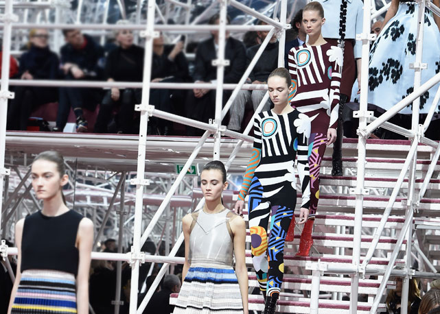  A fila final do desfile - Foto: Getty Images