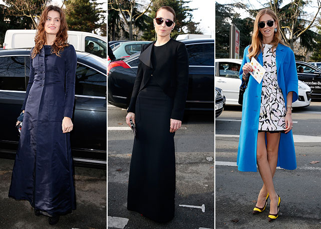 Da esquerda para a direita: Isabelli Fontana, Noomi Rapace e Chiara Ferragni - Fotos: Getty Images