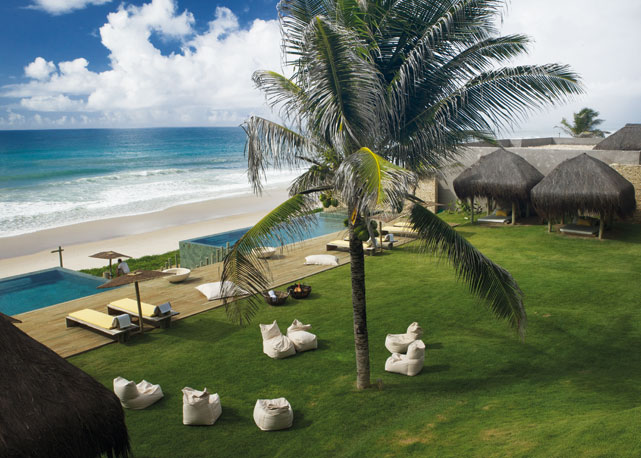 O hotel visto do lounge - Foto: reprodução/Harper's Bazaar