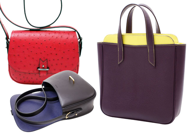 À esquerda os modelos Rohan S e à direita a bolsa Rambuteau - Fotos: divulgação