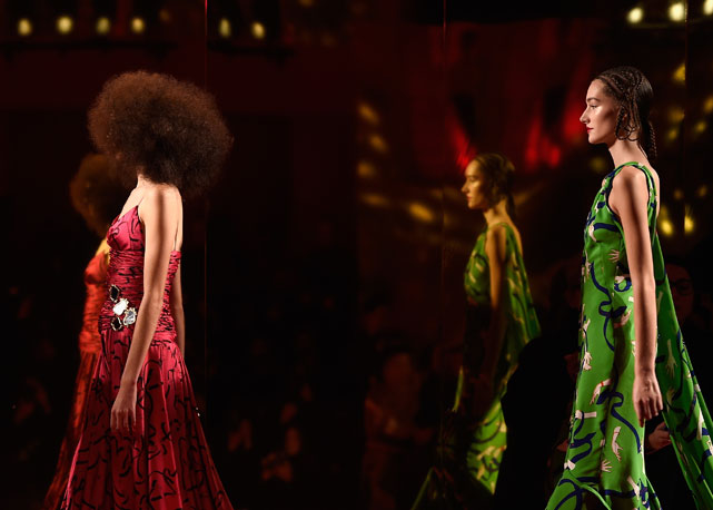 Fim do desfiel de alta-costura verão 2015 da Schiaparelli - Foto: Getty Iamges