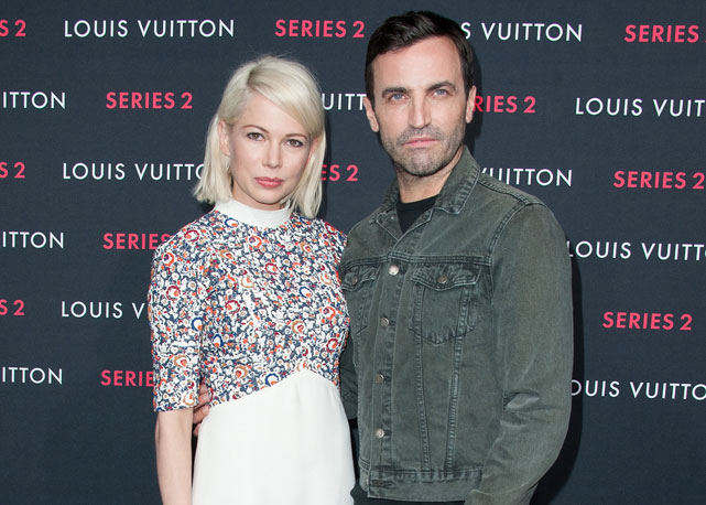 Michelle Williams e Nicholas Ghesquière - Foto: Getty Images