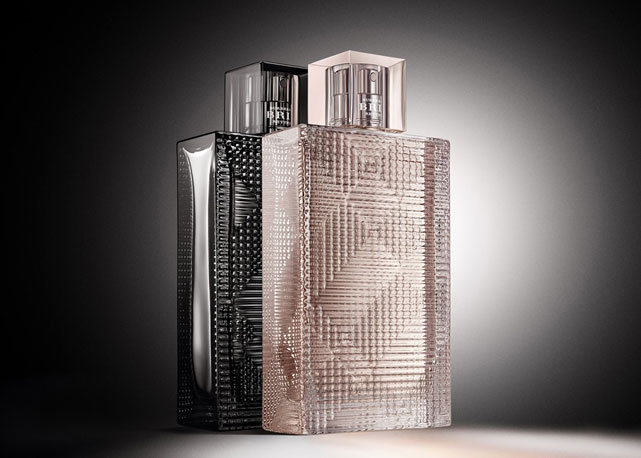 Frascos dos perfumes da Burberry - Foto: reprodução