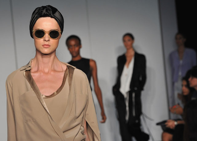 Último desfile de Obando em Nova York, em setembro de 2014 - Foto: Getty Images