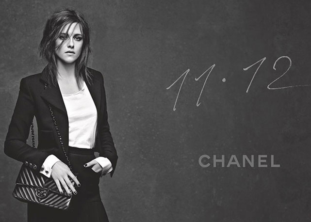 Kristen Stewart para a Chanel 11.12 - Foto: Karl Lagerfeld/Divulgação