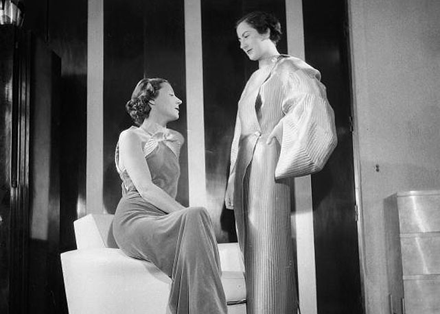 Modelos da Lanvin em show realizado em 1934, em Paris - Fotos: Getty Images