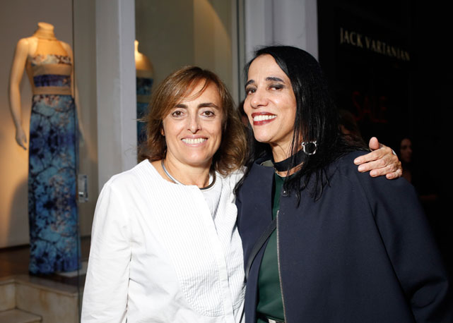 Gloria Coelho com nossa publisher Patricia Carta - Foto: Marcelo Elídio/SiteRG