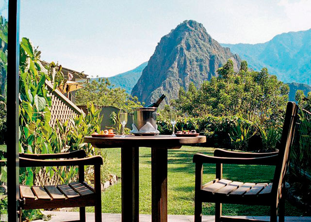 Uma das vistas do Sanctuary Lodge, no  Machu Picchu - Foto: reprodução