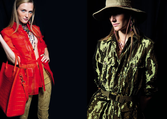 Backstage do desfile de verão 2015 da Ralph Lauren - Foto: reprodução