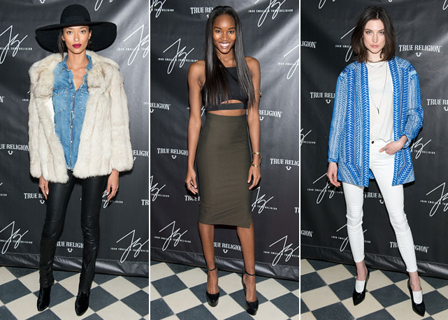 Da esquerda para a direita: Anais Mali, Damaris Lewis e Jacquelyn Jablonski - Fotos: Getty Images