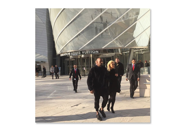 Kim e Kanye na Foundation Louis Vuitton - Foto: reprodução/Instagram