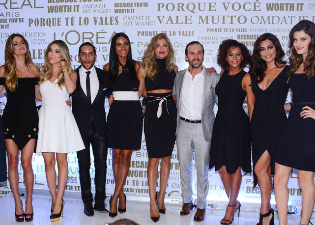 Toda a equipe L'Oréal reunida em São Paulo - Foto: AgNews