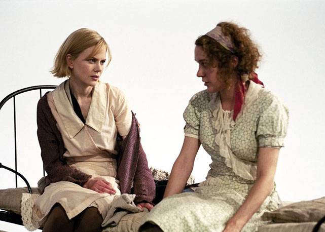 Ao lado de Nicole Kidman, em Dogville (2003) de Lars von Trier - Foto: Divulgação