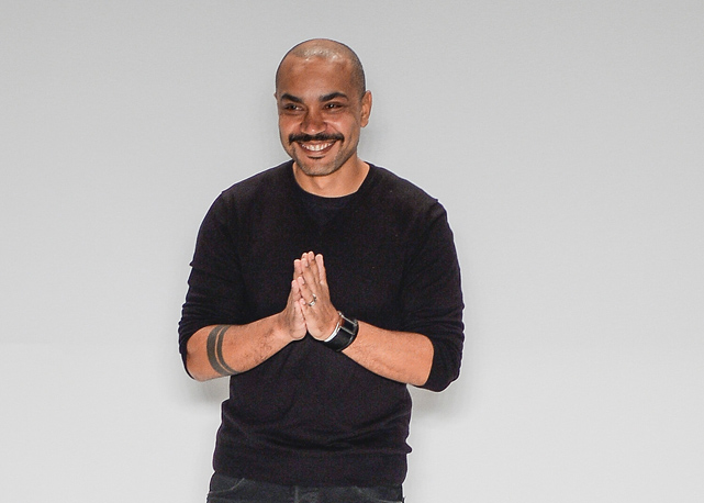 Luiz Cláudio em sua apresentação de verão 2016, no SPFW - Foto: Agência Fotosite