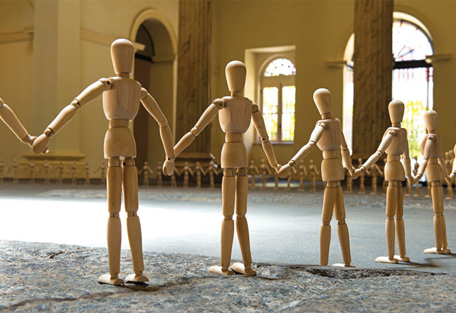 Detalhe da obra "Cirandar Todos", de José Damasceno - Foto: reprodução/Bazaar Art