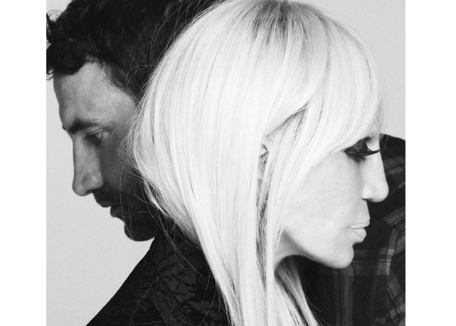Riccardo Tisci e Donatella Versace: juntos na nova campanha da Givenchy Foto: reprodução