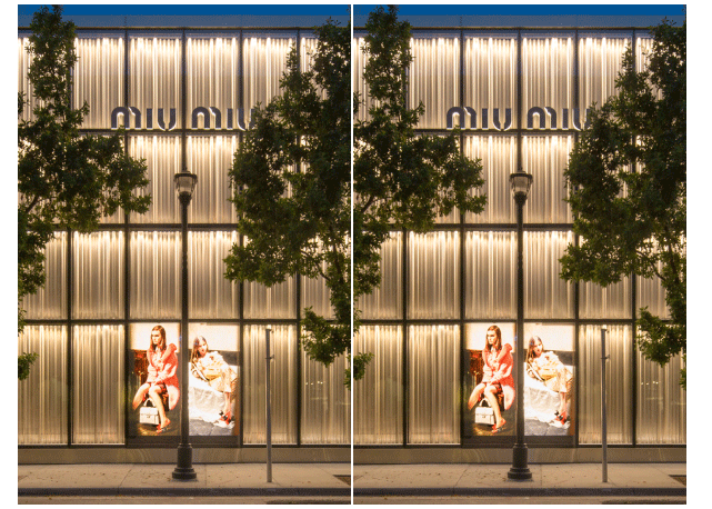 Fachada da nova Miu Miu em Miami. a abertura acontece semana que vem... Foto: divulgação