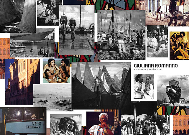 Mood board de Giuliana Romanno para o verão 2016 - Foto: divulgação