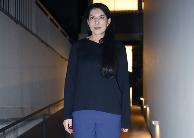 A artista Marina Abramovic - Foto: Marcelo Elídio/SiteRG