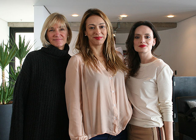 Coarina Souza Ramos, Camila Garcia e Vânia Goy  - Foto: Carol Cairo/SiteRG