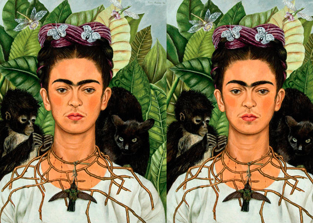Obra Beija-Flor, da pintora Frida Kahlo. Pintura influenciou a criação de um livro infantil sobre a artista. Foto: divulgação