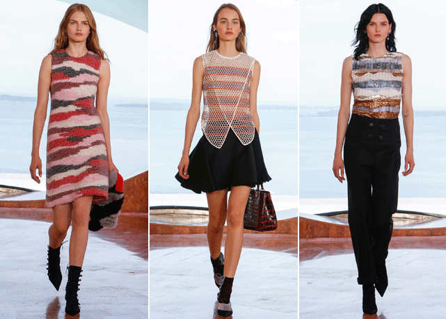 Mais três looks da coleção Resort 2016 da Dior. Fotos: divulgação