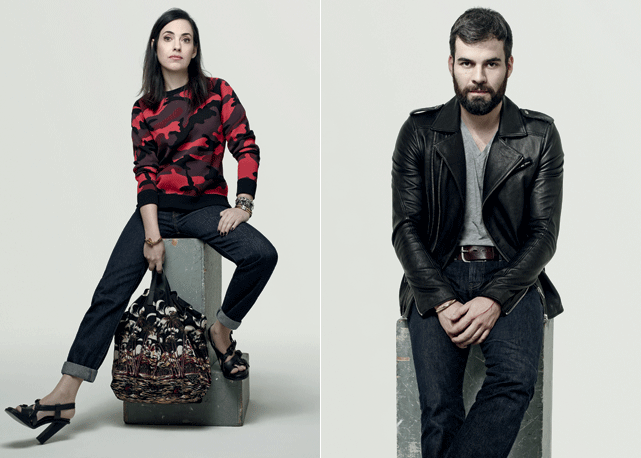 A stylist Flavia Lafer e o empresário Facundo Guerra
