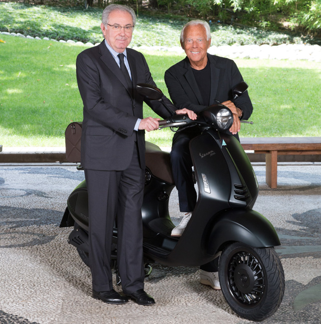 Armani e Colaninno, da Piaget - Foto: divulgação