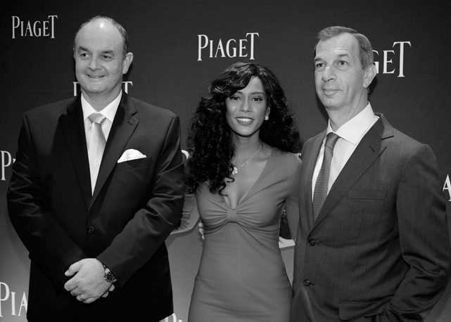 Alain Riguidel, Tais Araujo e Philippe Leopold-Metzgerc - Foto: Marcelo Elidio/ SiteRG