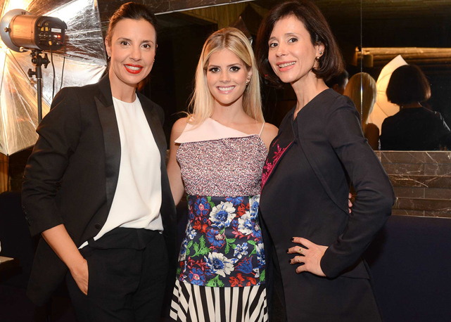 Delphine Di Menza, Lala Rudge e Priscila Monteiro Foto: Rodrigo Zorzi/ divulgação