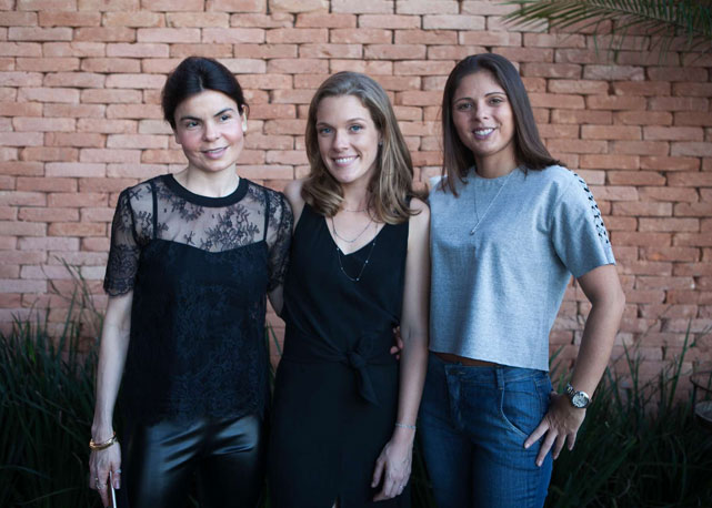 Alessandra Oliveira, Juliana Monteiro de Carvalho e Amanda Andrade - Foto: Edna Marcelino