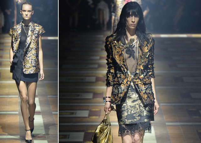 Looks do desfile de verão 2015 da Lanvin. Fotos: divulgação