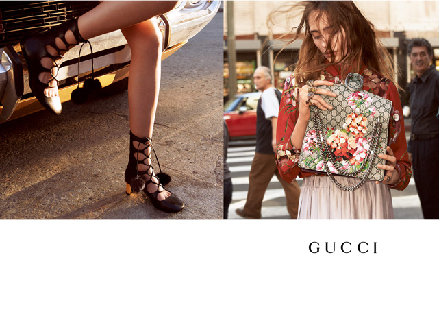 Detalhe da campanha de inverno 2016 da Gucci. Foto: divulgação