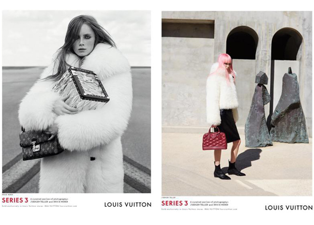 Mais dois cliques da campanha de inverno 2015 da Louis Vuitton! Foto: divulgação