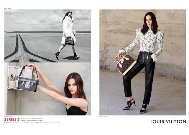 Jennifer Connelly fotografada por Juergen Teller para a nova campanha da LV! Foto: divulgação