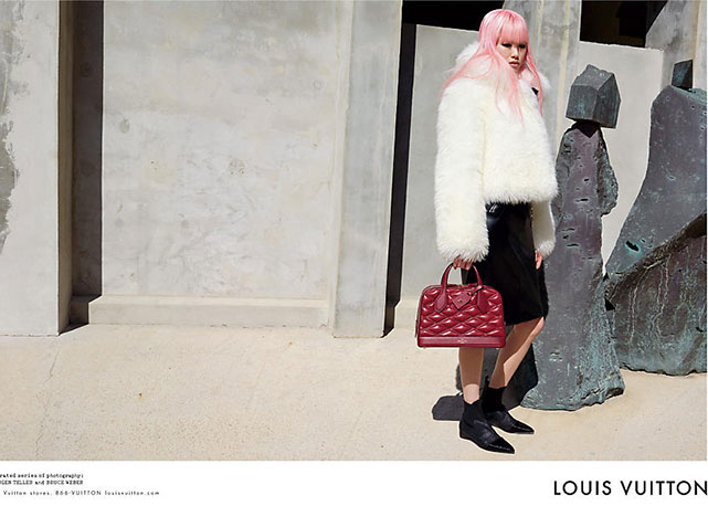Uma das fotos da campanha de inverno 2015 da LV! Foto: divulgação