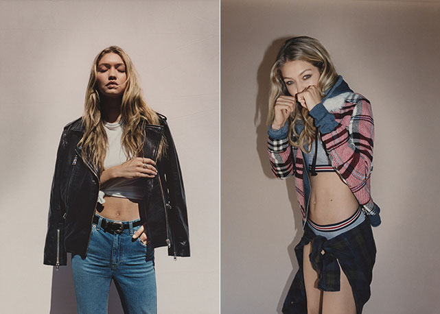Gigi Hadid na campanha e inverno da Topshop! Fotos: divulgação