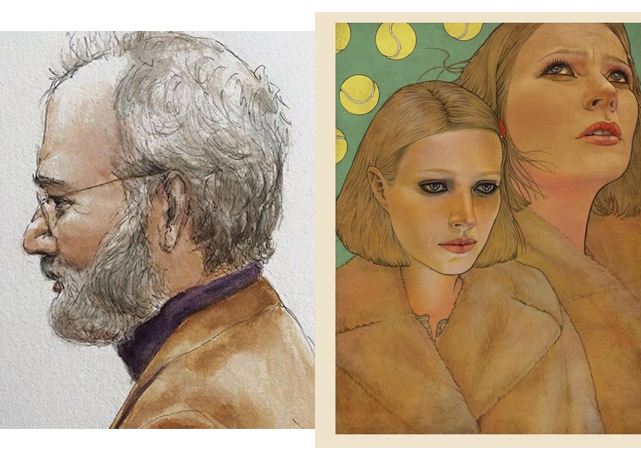 Os personagens Raleigh St. Clair e Margot de "Os Excêntricos Tenenbaums". Fotos: divulgação