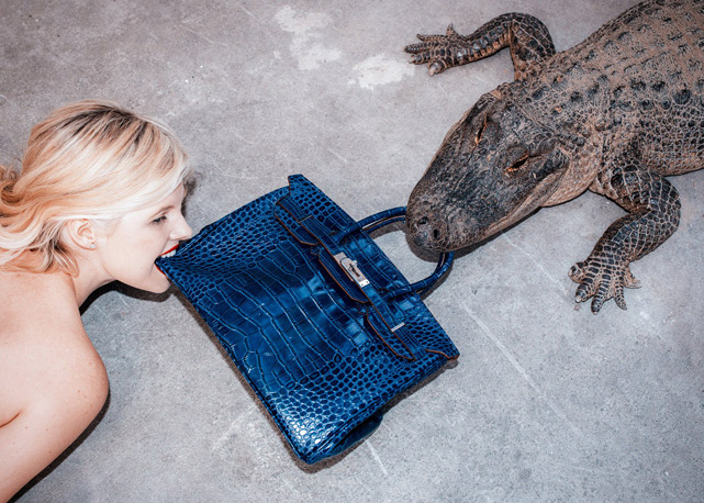A Birkin Bag feita em couro de crocodilo - Foto: reprodução