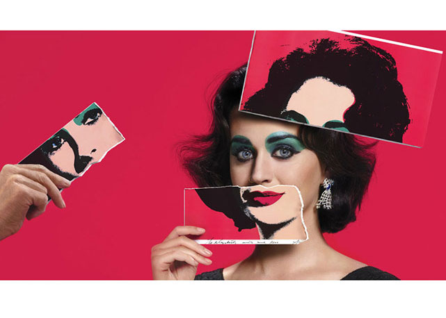 Katy Perry de Elizabeth Taylor, por Carine Roitfeld e Jean-Paul Goude (Foto: 