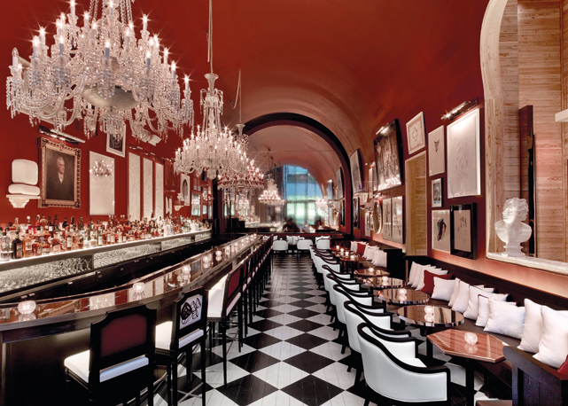 O bar do Baccarat Hotel & Residences New York - Foto: divulgação