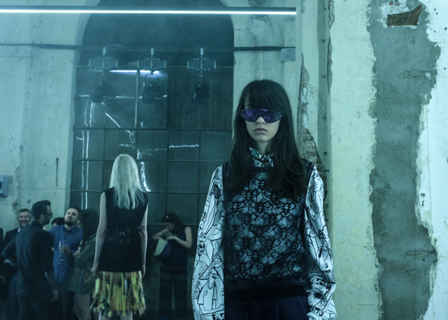 Detalhe da apresentação da coleção "The Pilot Episode" que virou film fashion! Foto: divulgação