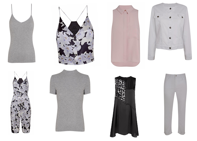 Algumas das peças da linha eco friendly da Topshop - Foto: reprodução