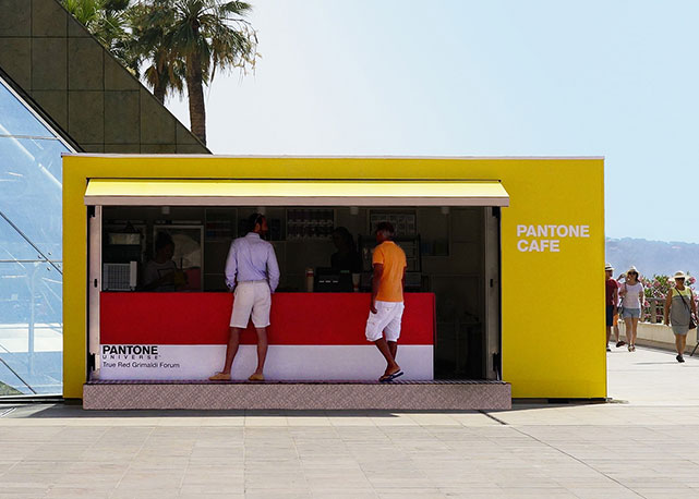 Pantone Café - o hotspot do verão em Mônaco!  Foto: divulgação