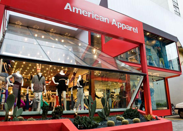 Fachada da American Apparel Brasil: fim dos tempos? Foto: divulgação
