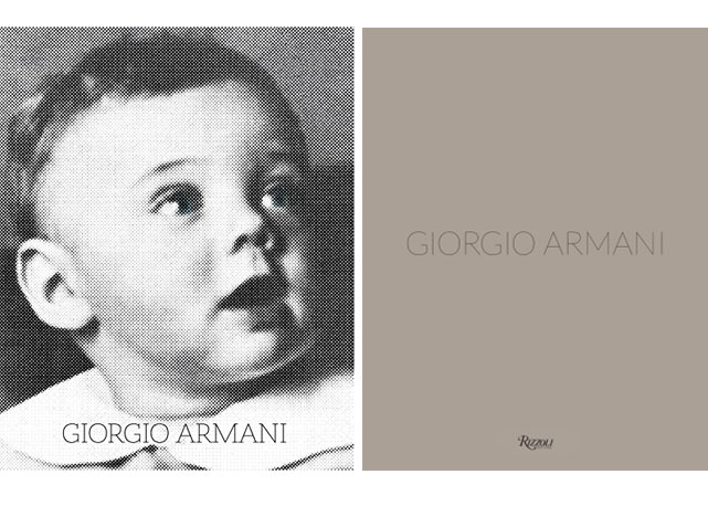 As duas capas de "Giorgio Armani" Fotos: divulgação