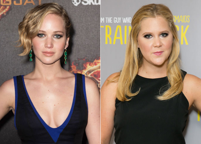 Jennifer Lawrence e Amy Schumer - Fotos reprodução