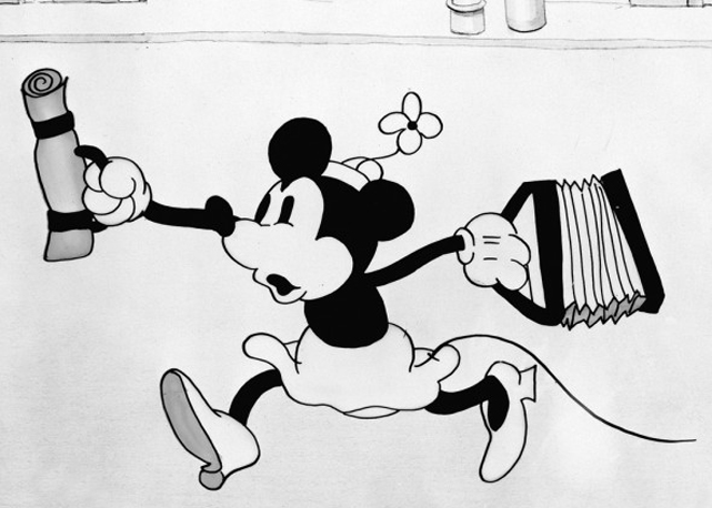 Minnie Mouse na animação Traffic Troubles (1931) de Walt Disney, que fará parte da exibição – Foto: reprodução